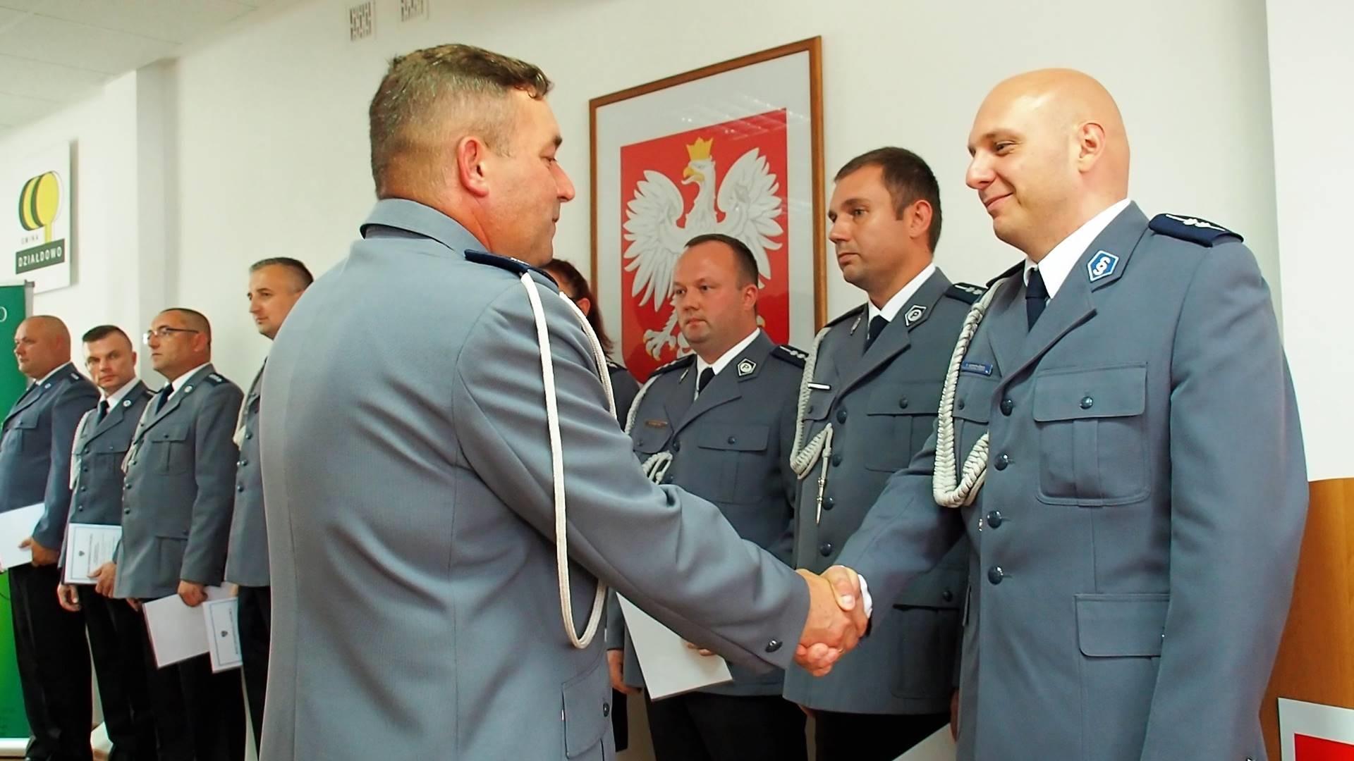 Obchody Święta Policji zorganizowane przez KPP w Działdowie