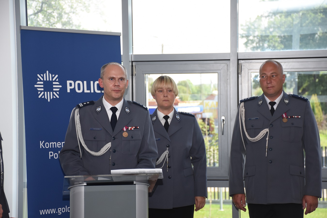 Obchody Święta Policji zorganizowane przez KPP w Gołdapi