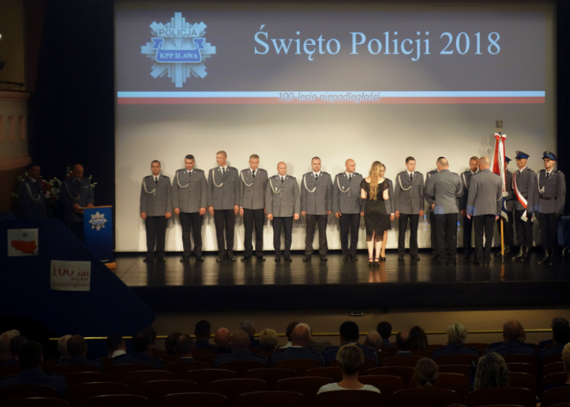 Obchody Święta Policji zorganizowane przez KPP w Iławie