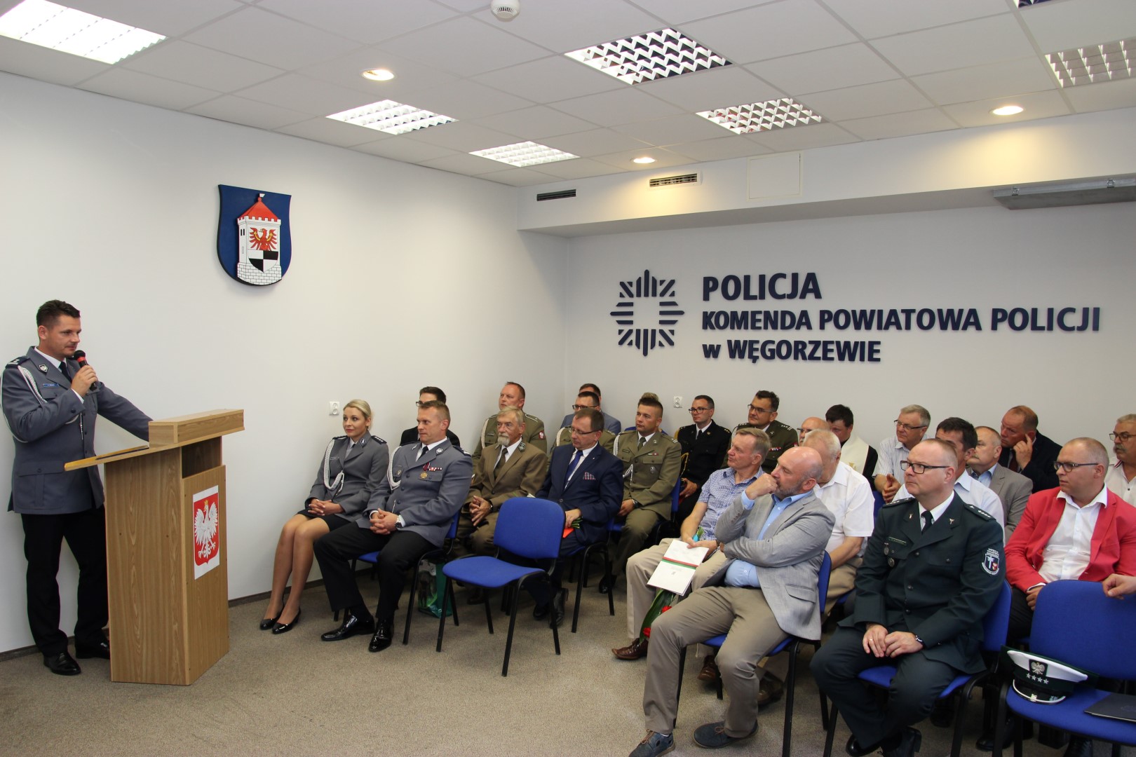 Obchody Święta Policji zorganizowane przez KPP w Węgorzewie