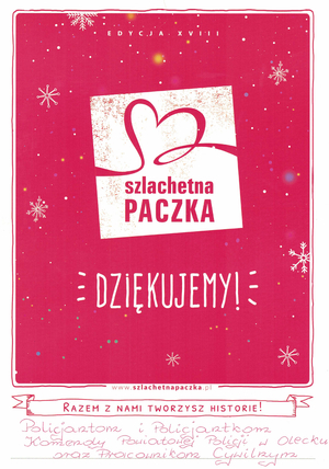 Szlachetna Paczka 2018 - Olecko