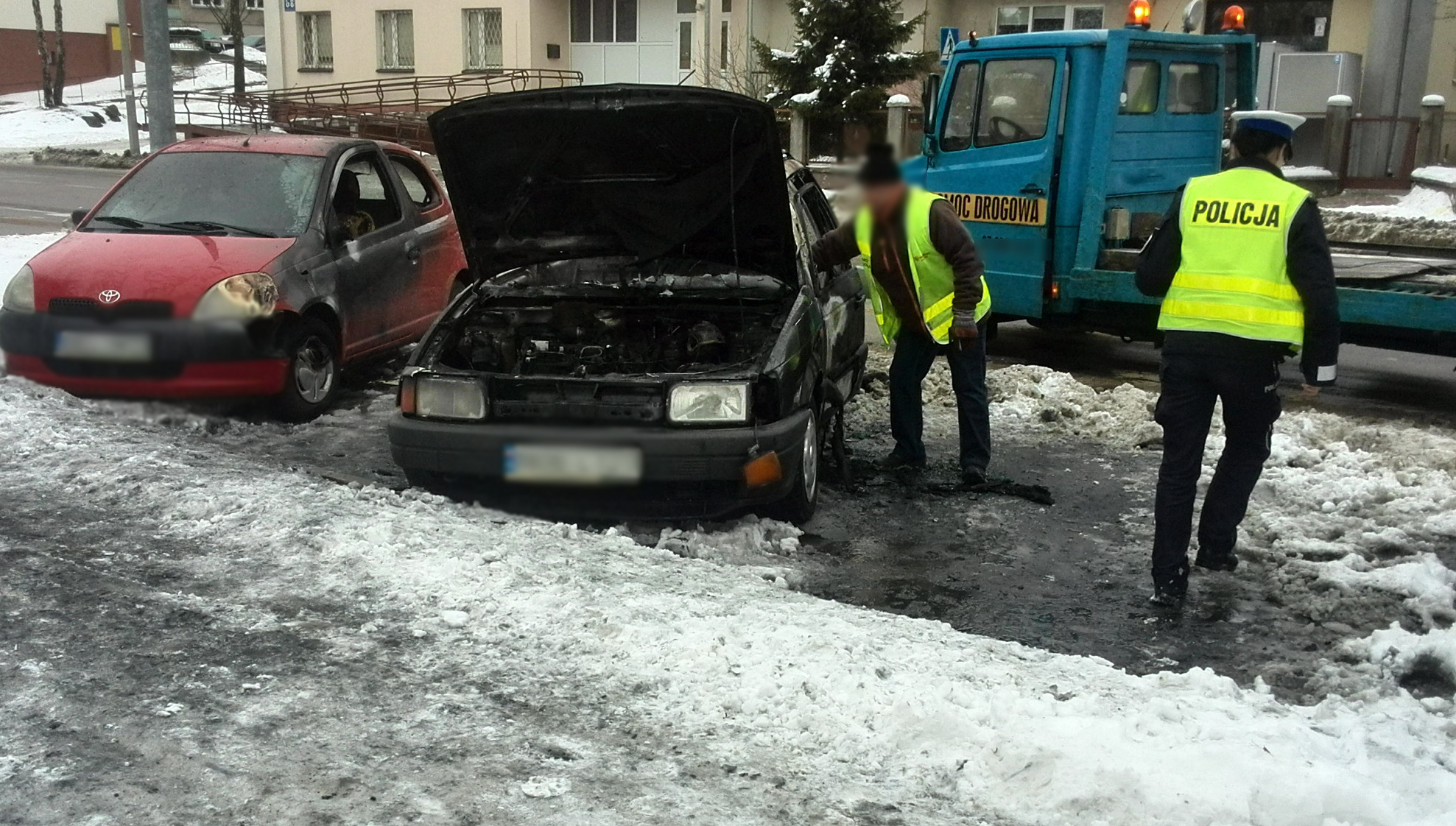 Spalony samochód #2
