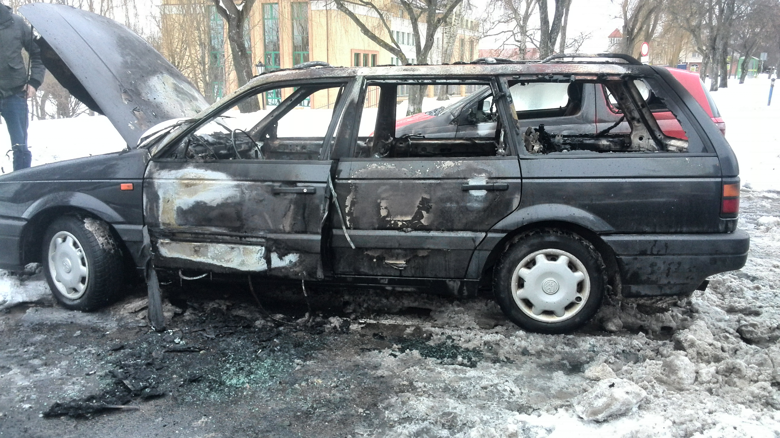 Spalony samochód #3