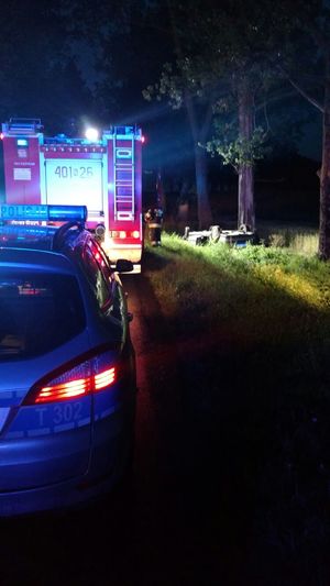 Wypadek na trasie Bartoszyce - Tylkowo