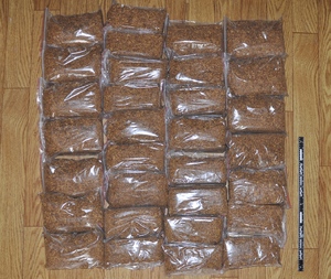 Zabezpieczony tytoń