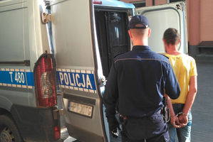 Zatrzymany mężczyzna