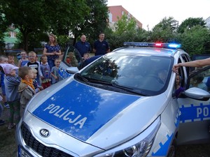 Policjanci z wizytą w przedszkolu