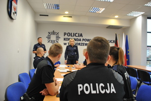 Policjanci w Węgorzewie