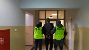 Zatrzymany mężczyzna