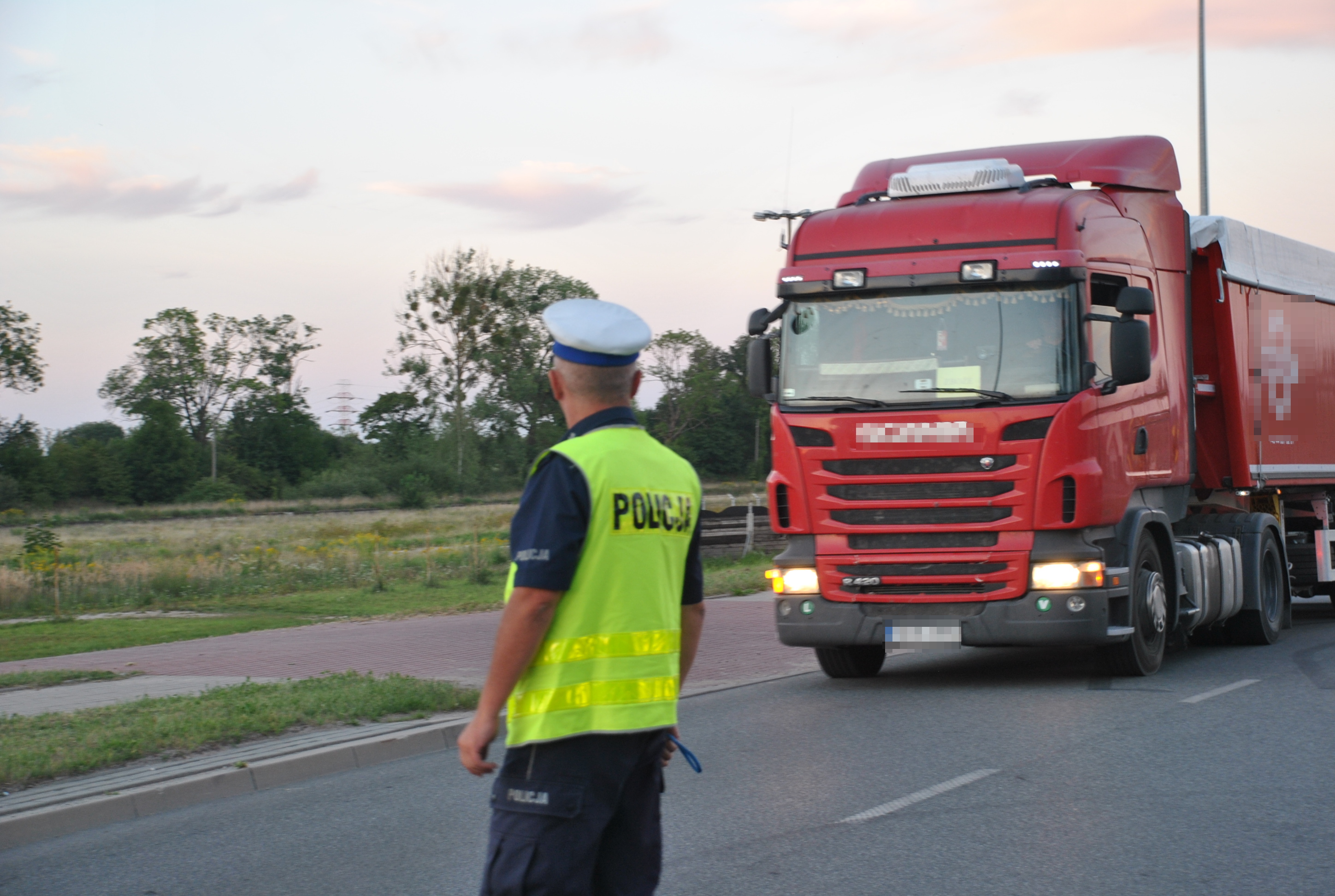 Działania - Bezpieczny kierowca ciężarówki