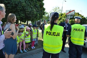 Przedszkolaki podczas "działań" w Bartoszycach