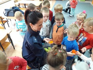 Spotkanie z przedszkolakami z Węgorzewa