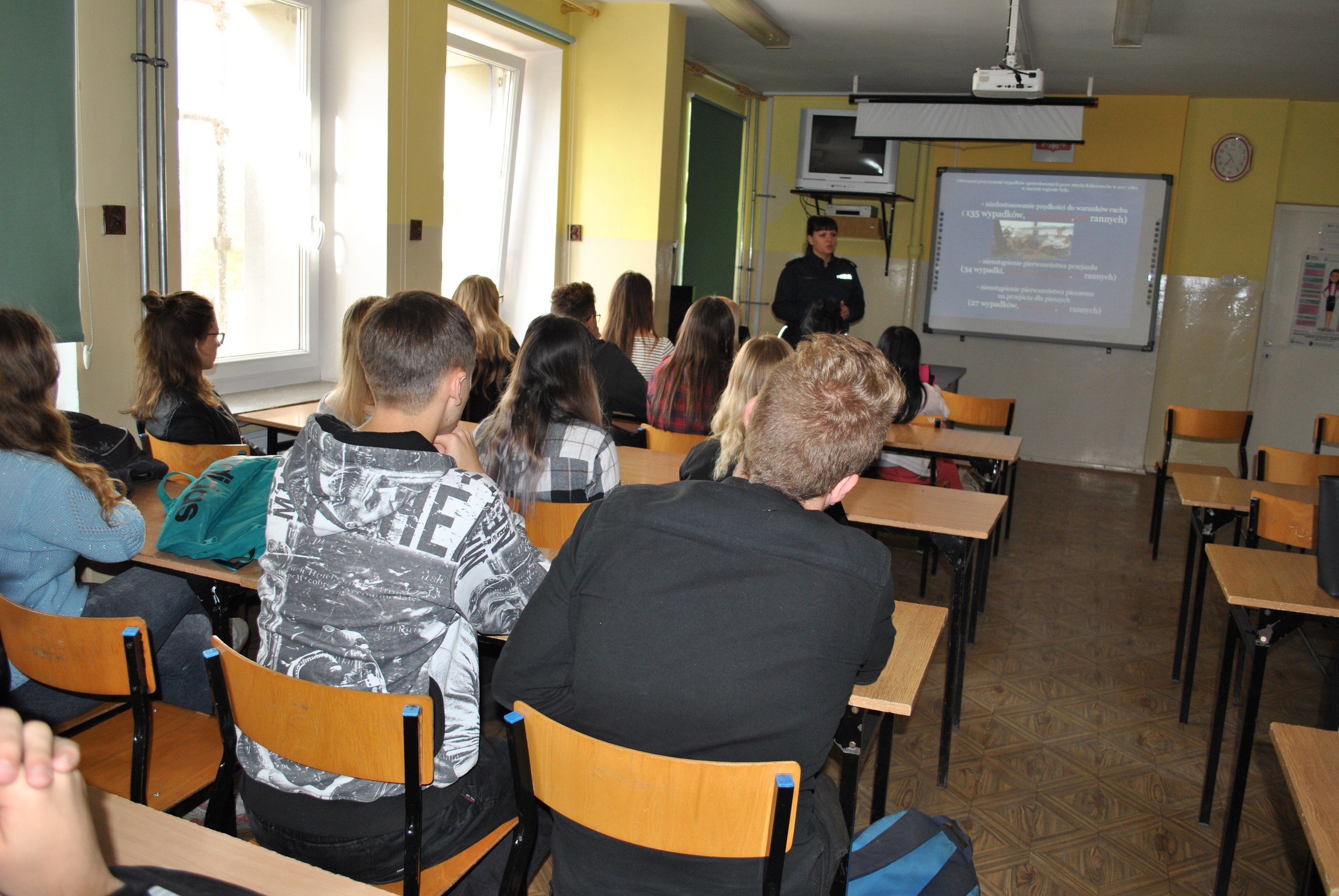 Spotkanie z uczniami szkoły w Górowie Iławeckim