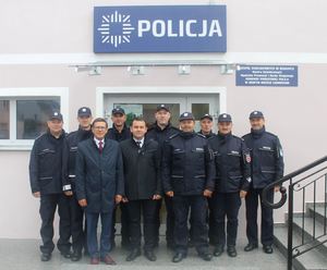 Wizyta Komendanta Wojewódzkiego Policji w Zespole Dzielnicowych w Biskupcu
