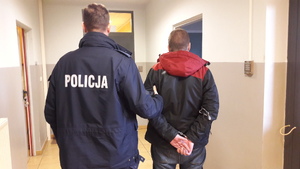 Zatrzymany mężczyzna