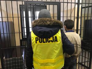 Zatrzymany mężczyzna