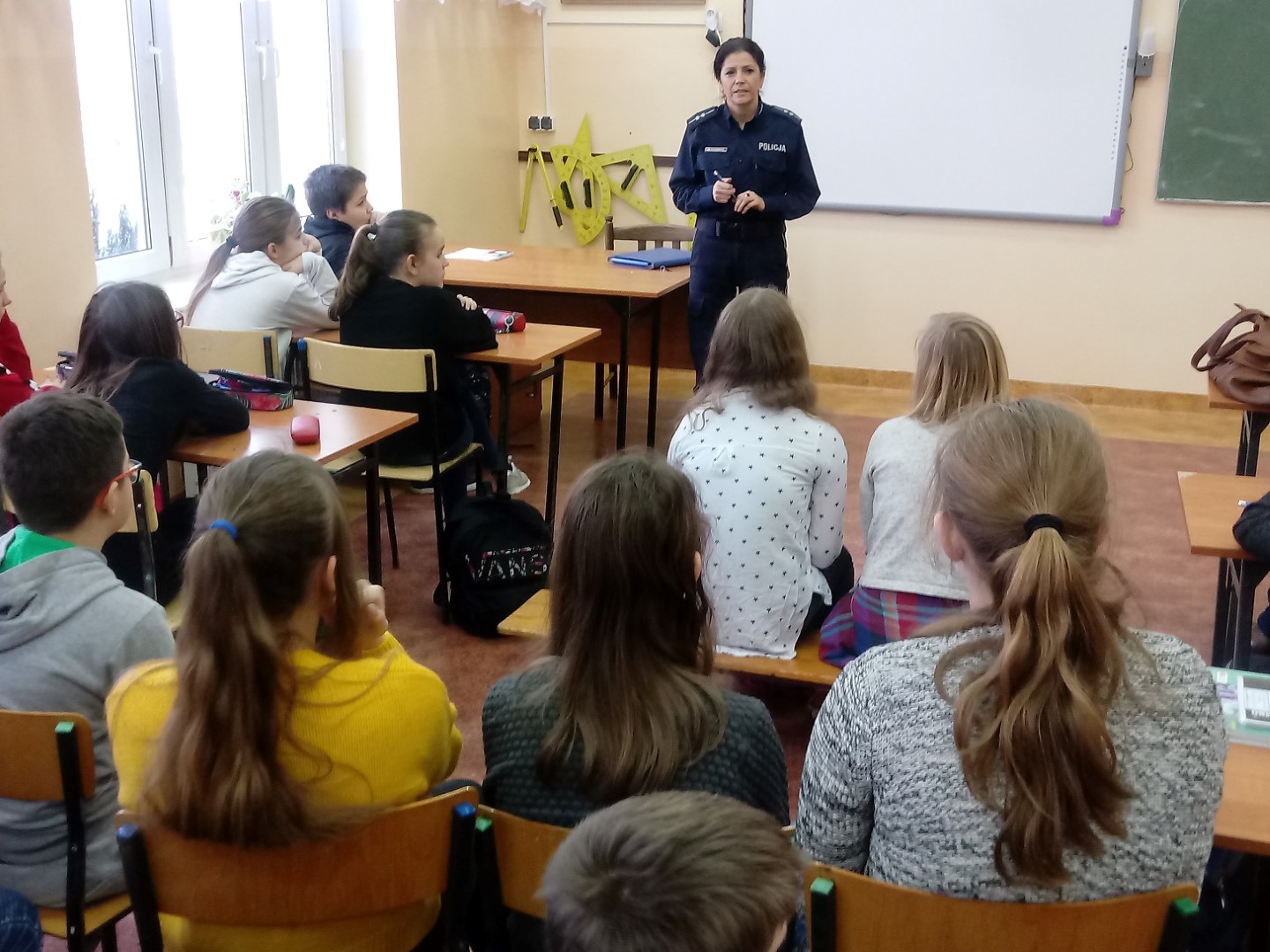 Spotkanie policjantów z dziećmi z powiatu działdowskiego