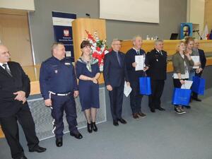 laureaci i organizatorzy wiedzy o obronie cywilnej