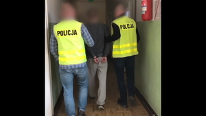 Zatrzymany męzczyzna