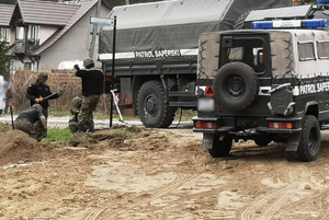 Saperzy zabezpieczający znalezisko