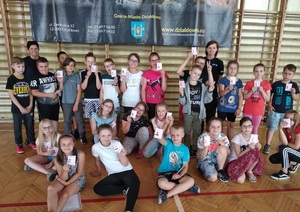 Policjantki podczas spotkania z dziećmi