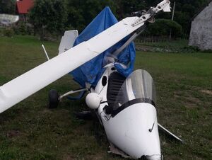 Uszkodzony wiatrakowiec