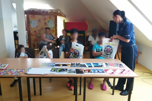 Uczestnicy spotkania w Ośrodku Dla Cudzoziemców