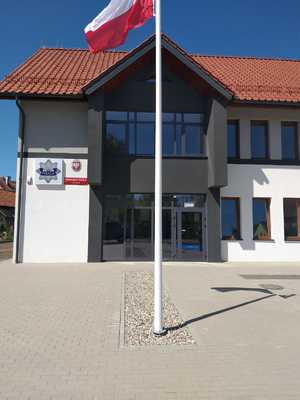 Nowy budynek Komisariatu Policji w Korszach