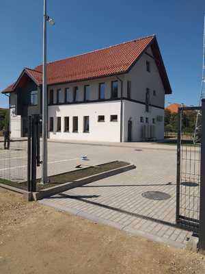 Nowy budynek Komisariatu Policji w Korszach
