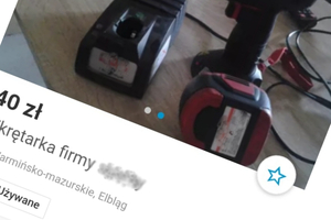 Screen z ogłoszenia