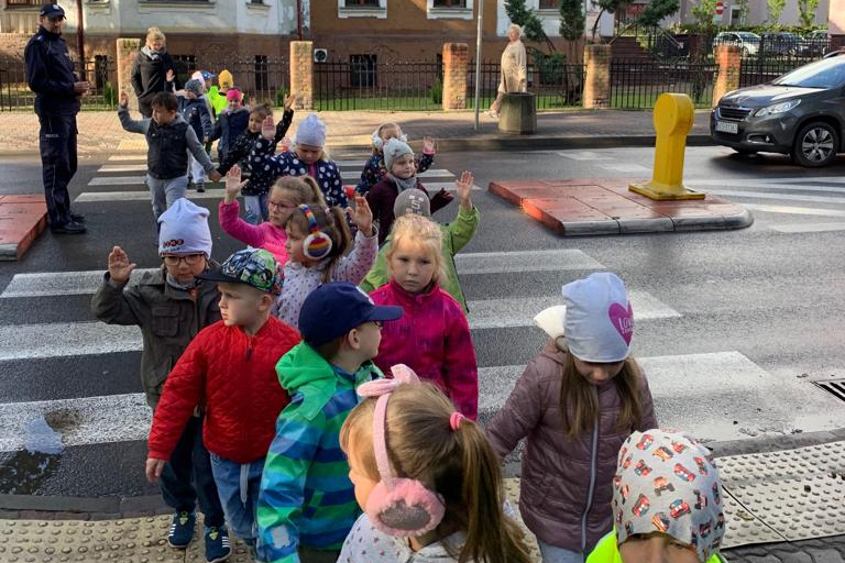 Spotkanie policjantów z dziećmi z Ostródy