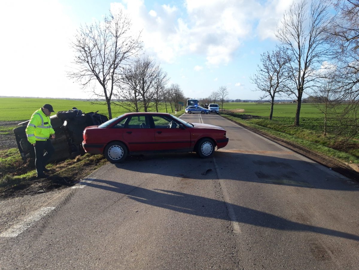 pojazdy z wypadku drogowego, droga wojewódzka nr 259