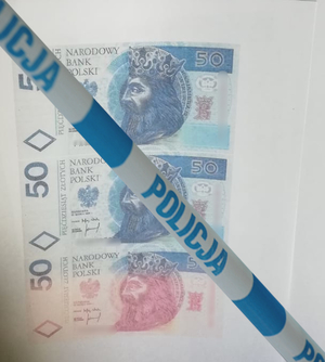 podrobione banknoty