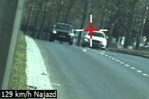 Zrzut ekranu z nagrania z wideorejestratora