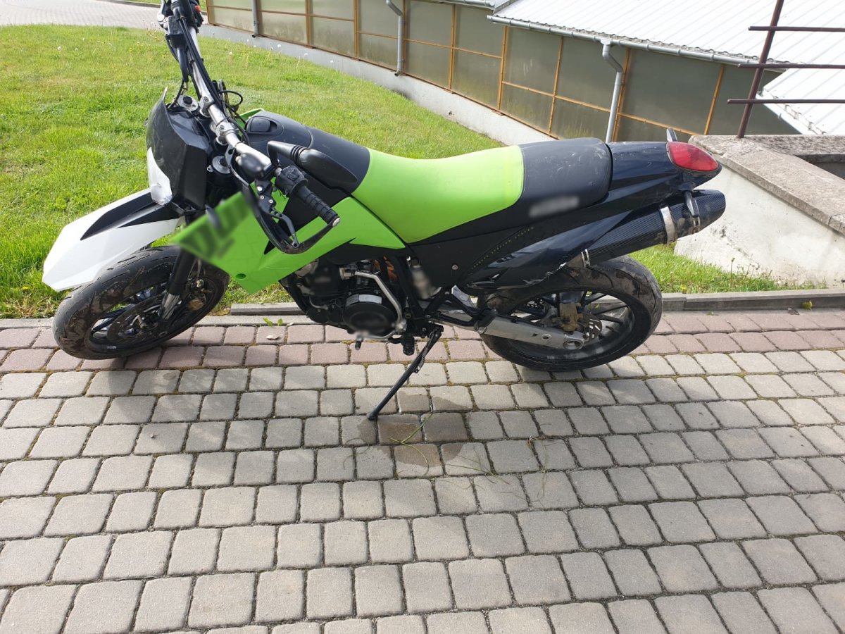 skradziony motocykl