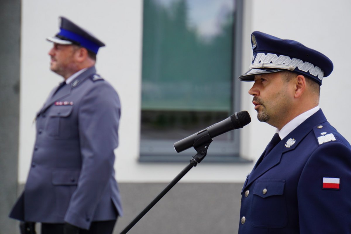 nadinsp. Tomasz Klimek KWP w Olsztynie oraz mł. insp. Przemysław Fiertek KPP w Bartoszycach