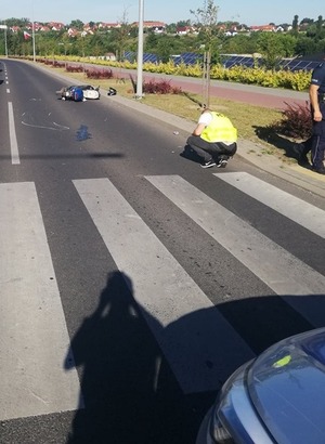 policjanci na miejscu zdarzenia