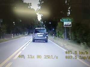 Zrzut ekranu z nagrania z wideorejestratora