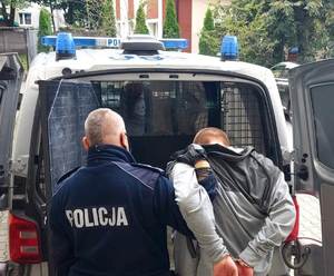 zatrzymany mężczyzna