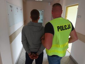 zatrzymany mężczyzna