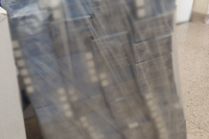 Zabezpieczone paczki papierosów