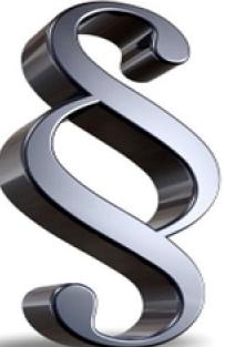 Zdjęcie przedstawia znak paragraf w kolorze szarym.