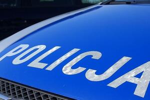 maska radiowozu z napisem policja