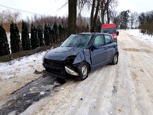 Uszkodzony przód pojazdu