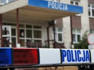 Front budynku komendy w Elblągu