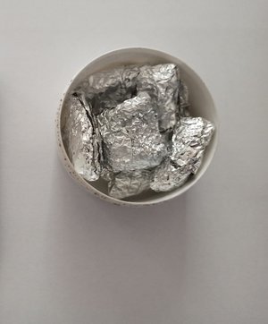 marihuana poporcjowana w folii aluminiowej