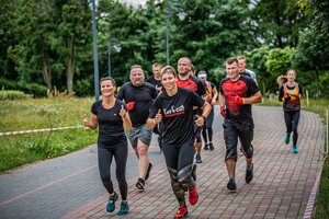 Wspólny bieg do kolejnej przeszkody