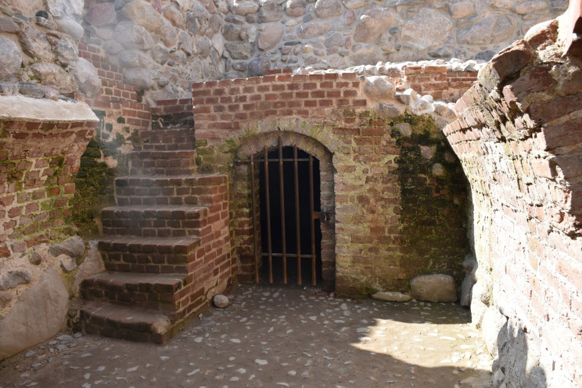 Fragment ruin Zamku Krzyżackiego w Szczytnie