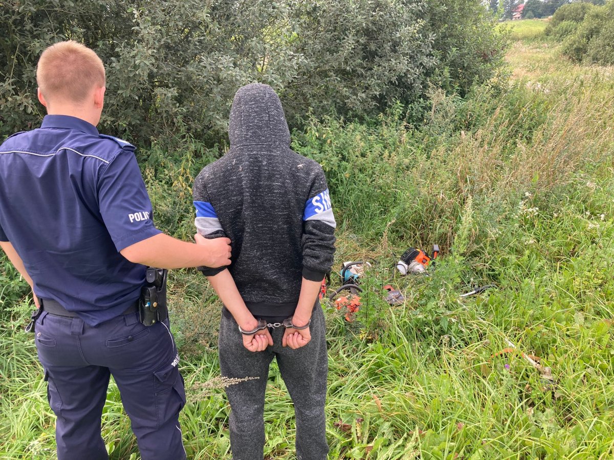 zatrzymany meżczyzna