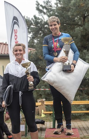 policjantka podczas zmagań policjantka podczas zmagań